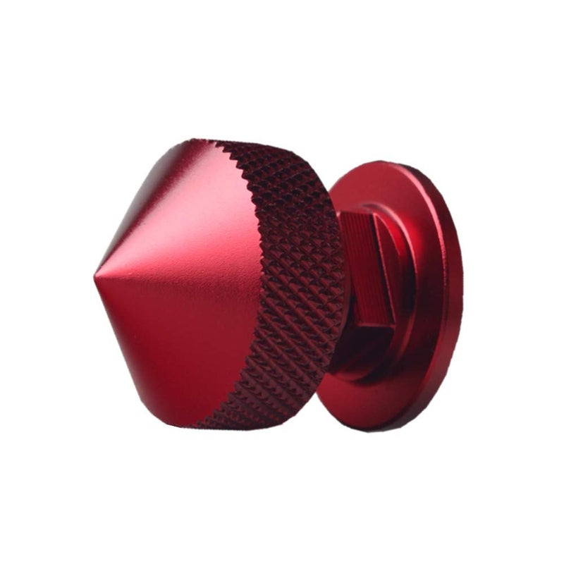 JGR 1 Pair Welding Hood (Pipeliner) Fasteners Aluminum (Spiked-Red) - Image 4